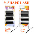 LAKANAKU Y Lashes Extensions Cilia and Brazilian Volume YY Russian Eyelash Volume Brasileiro Y Makeup Wholesale Cilios